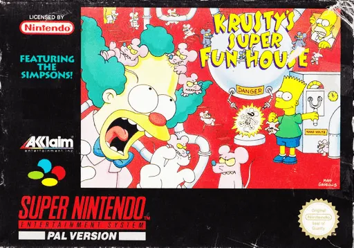 Krusty's Super Fun House (Europe)